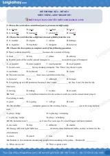 Đề thi học kì 2 Tiếng Anh 7 Right on! - Đề số 1